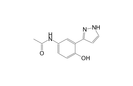 acetamide, N-[4-hydroxy-3-(1H-pyrazol-3-yl)phenyl]-