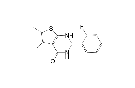 2-(2-fluorophenyl)-5,6-dimethyl-2,3-dihydrothieno[2,3-d]pyrimidin-4(1H)-one