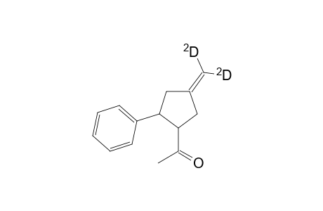 Ethanone, 1-(4-methylene-2-phenylcyclopentyl)-, labeled with deuterium, trans-