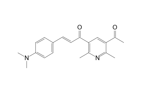 3-Acetyl-5-{[2'-(4"-N,N-dimethylaminophenyl)ethenyl]carbonyl}-2,6-dimethylpyridine