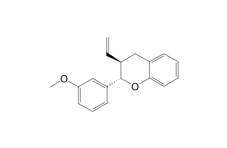 (TRANS)-2-(3-METHOXYPHENYL)-3-VINYL-2,3-DIHYDROBENZOPYRAN