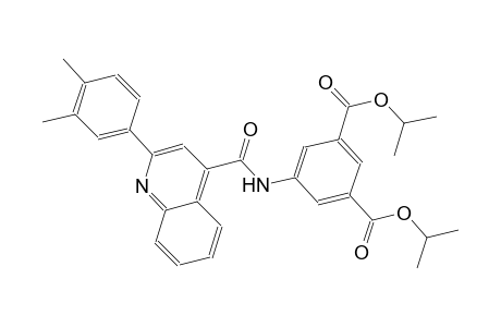 diisopropyl 5-({[2-(3,4-dimethylphenyl)-4-quinolinyl]carbonyl}amino)isophthalate