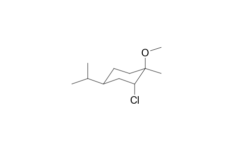 CYCLOHEXANE, 2-CHLORO-1-METHOXY-1-METHYL-4-(1-METHYLETHYL)-