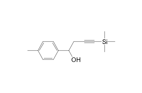 1-(4-Methylphenyl)-4-trimethylsilyl-but-3-yn-1-ol