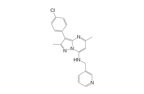 3-(4-chlorophenyl)-2,5-dimethyl-N-(3-pyridinylmethyl)pyrazolo[1,5-a]pyrimidin-7-amine