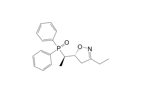 anti-(1'R*,5R*)-5-(1'-Diphenylphosphinoylethyl)-3-ethyl-4,5-dihydroisoxazole