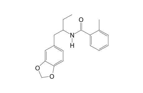 N-(2-Methylbenzoyl)-1-(3,4-methylenedioxyphenyl)butan-2-amine