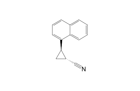 trans-2-(1-Naphthyl)cyclopropanecarbonitrile