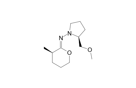 (R,S)-(+)-N-(2-Methoxymethylpyrrolidin-1-yl)-3-methyltetrapyran-2-ylidenamine