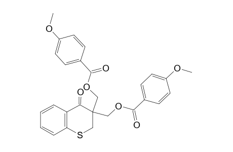 3,3-BIS(HYDROXYMETHYL)-2,3-DIHYDRO-4H-1-BENZOTHIOPYRAN-4-ONE, DI-p-ANISATE