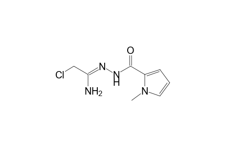 1-methylpyrrole-2-carboxylic acid, (1-amino-2-chloroethylidene)hydrazide
