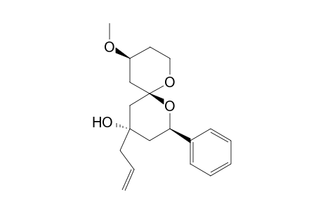 (2R,4S,6R,10S)-4-Allyl-10-methoxy-2-phenyl-1,7-dioxaspiro[5.5]undecan-4-ol