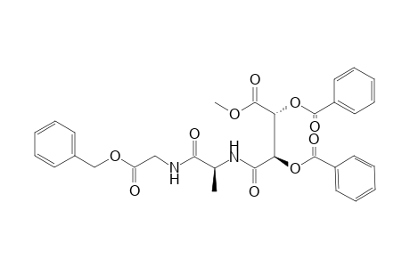 (5S,8R,9R)-1-Benzyl-10-methy 8,9-bis(benzoyloxy)-4,7-dioxo-5-methyl-3,6-diazadecanedicarboxylate