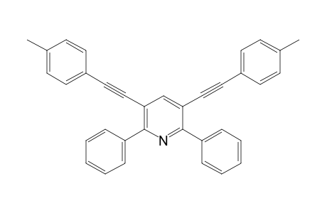 2,6-Diphenyl-3,5-bis(p-tolylethynyl)pyridine