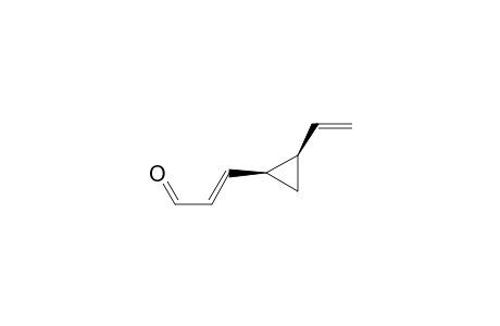 2-Propenal, 3-(2-ethenylcyclopropyl)-, [1S-[1.alpha.(E),2.beta.]]-