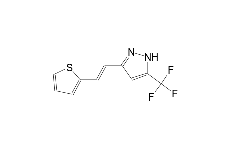 3-[(E)-2-(2-thienyl)ethenyl]-5-(trifluoromethyl)-1H-pyrazole