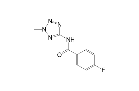 4-fluoro-N-(2-methyl-2H-tetraazol-5-yl)benzamide