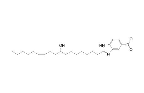 2-[(8R,11Z)-8-Hydroxyheptadec-11-enyl]-5-nitro-1H-benzimidazole