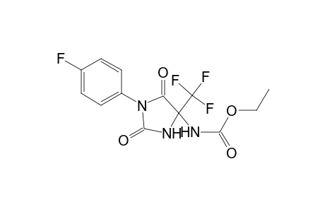 Carbamic acid, [1-(4-fluorophenyl)-2,5-dioxo-4-trifluoromethylimidazolidin-4-yl]-, ethyl ester