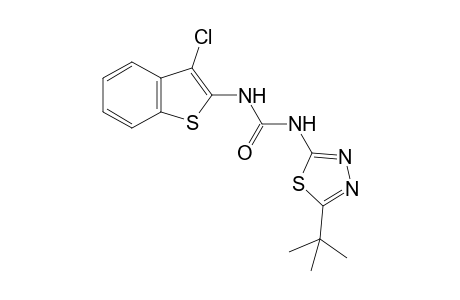 1-(5-tert-butyl-1,3,4-thiadizol-2-yl)-3-(3-chlorobenzo[b]thien-2-yl)urea
