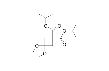 3,3-Dimethoxycyclobutane-1,1-dicarboxylic acid diisopropyl ester