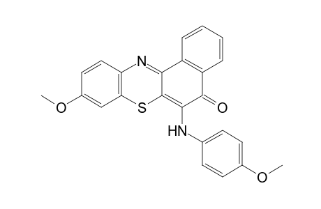 6-(p-anisidino)-9-methoxy-5H-benzo[a]phenothiazin-5-one