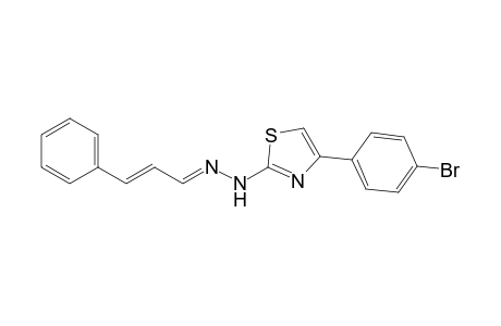1-(4-(4-Bromophenyl) thiazol-2-yl)-2-(3-phenylallylidene)hydrazine