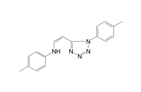 4-Methyl-N-((Z)-2-[1-(4-methylphenyl)-1H-tetraazol-5-yl]ethenyl)aniline
