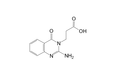 3-(2-Amino-4-oxo-3(4H)-quinazolinyl)propanoic acid