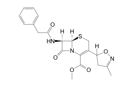 7-[N-(Benzylcarbonyl)amino]-3-(3'-methylisoxazolyl)-cephalosporin