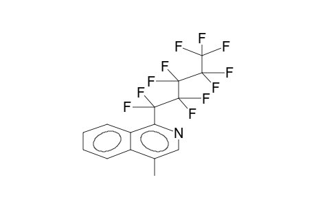 1-UNDECAFLUOROPENTYL-4-METHYLISOQUINOLINE