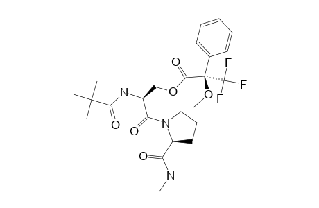 (2R)-3,3,3-trifluoro-2-methoxy-2-phenyl-propionic acid [(2S)-3-keto-3-[(2S)-2-(methylcarbamoyl)pyrrolidin-1-yl]-2-(pivaloylamino)propyl] ester