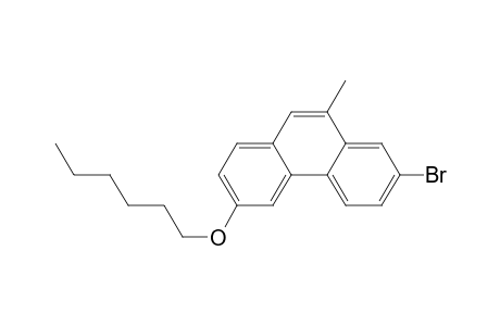2-Bromo-6-(hexyloxy)-10-methylphenanthrene