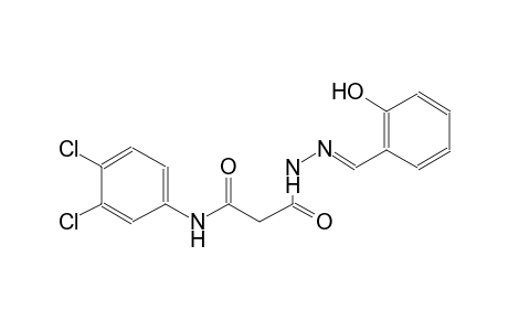 beta-alanine, N-(3,4-dichlorophenyl)-3-oxo-, 2-[(E)-(2-hydroxyphenyl)methylidene]hydrazide