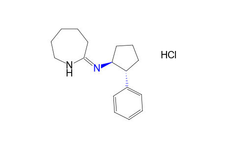 hexahydro-2-[(trans-2-phenylcyclopentyl)imino]-1H-azepin, monohydrochloride