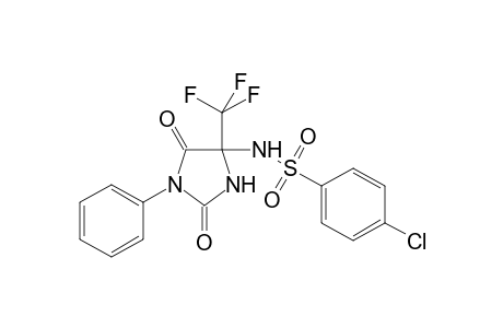 4-Chloro-N-[2,5-diketo-1-phenyl-4-(trifluoromethyl)imidazolidin-4-yl]benzenesulfonamide