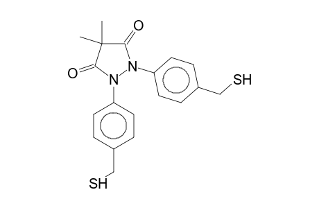 4,4-Dimethyl-1,2-bis[4-(sulfanylmethyl)phenyl]-3,5-pyrazolidinedione
