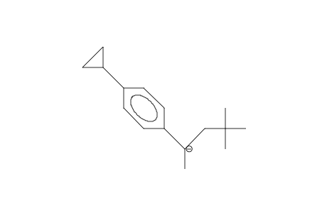 2-(4-Cyclopropyl-phenyl)-4,4-dimethyl-pentan-2-ide anion