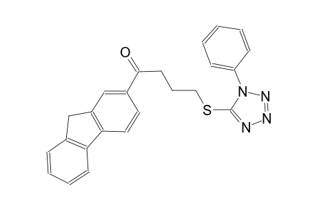 1-(9H-Fluoren-2-yl)-4-[(1-phenyl-1H-tetraazol-5-yl)sulfanyl]-1-butanone