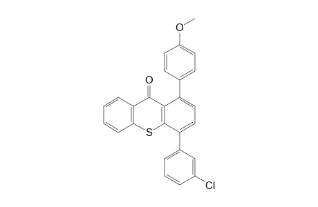 4-(3-chlorophenyl)-1-(4-methoxyphenyl)-9Hthioxanthen-9-one
