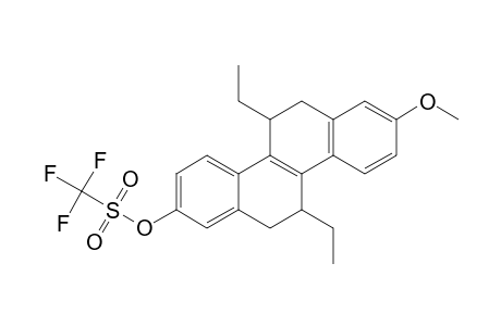 5,11-trans-Diethyl-2-[(trifluoromethanesulfonyl)oxy]-8-methoxy-5,6,11,12-tetrahydrocyrysene
