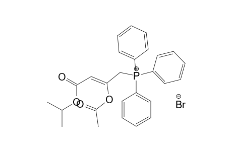 (E)-(2-ACETOXY-3-ISOPROPOXYCARBONYLPROP-2-ENYL)-TRIPHENYLPHOSPHONIUM-BROMIDE