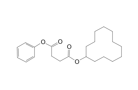Butane-1,4-dioic acid, monocyclododecyl monophenyl ester