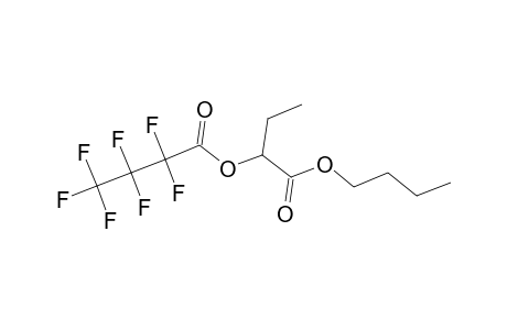 Butanoic acid, heptafluoro-, 1-(butoxycarbonyl)propyl ester