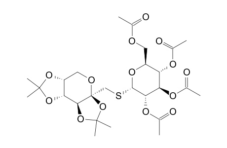 2,3:4,5-DI-O-ISOPROPYLIDENE-1-S-(2,3,4,6-TETRA-O-ACETYL-ALPHA-D-GLUCOPYRANOSYL)-1-THIO-BETA-D-FRUCTOPYRANOSIDE