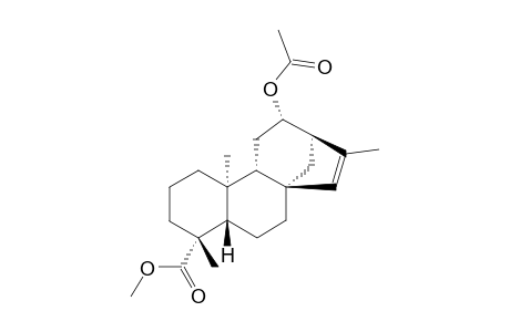 Methyl ent-12.beta.-Acetoxy-15-kauren-19-oate