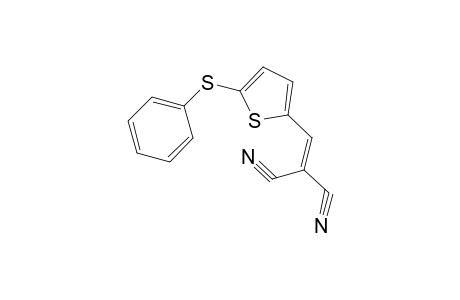 2-([5-(Phenylsulfanyl)-2-thienyl]methylene)malononitrile