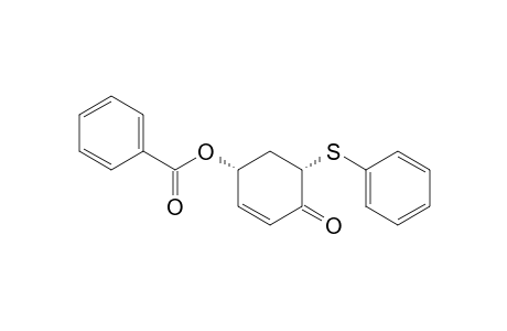 cis-5-Phenylthio-4-oxocyclohex-2-enyl benzoate