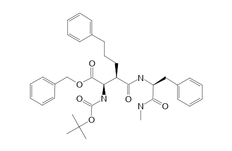 N-METHYL-(R)-2-[(R)-2-(BENZYLOXY)-1-(TERT.-BUTOXYCARBONYLAMINO)-2-OXO-ETHYL]-5-PHENYLPENTANOYL-(S)-PHENYLALANINEAMIDE