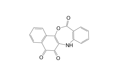 Benzo[e]naphtho[1,2-b][1,4]oxazepine-5,6,12(7H)-trione